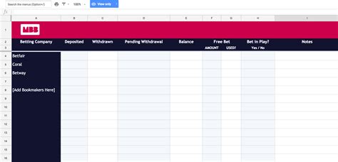 best matched betting spreadsheet.